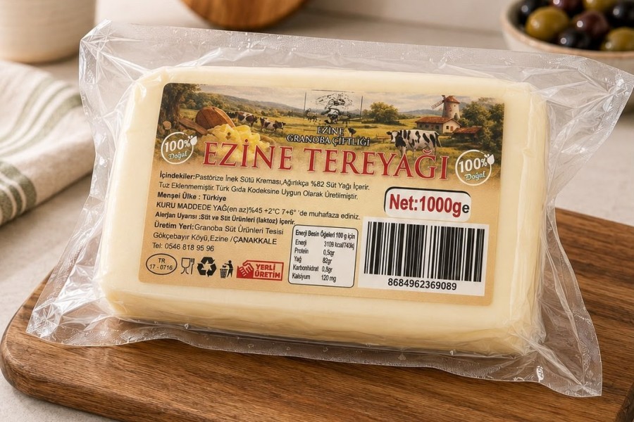 Granoba Çiftliği - 1 KG VAKUMLU TEREYAĞI